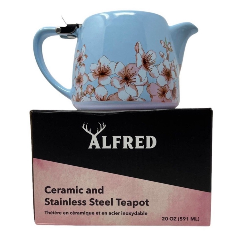 Alfred Stainless Brand New Steel Teapot 20 oz
